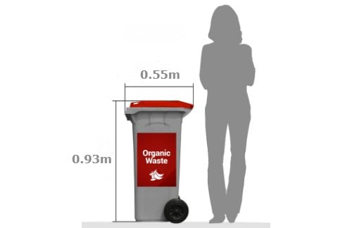 120 Litre Organic Waste Bin Service