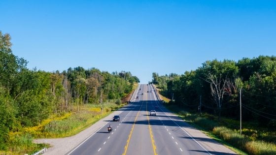 Garbage recycling roads