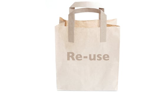 Reduce trash - reusable bags