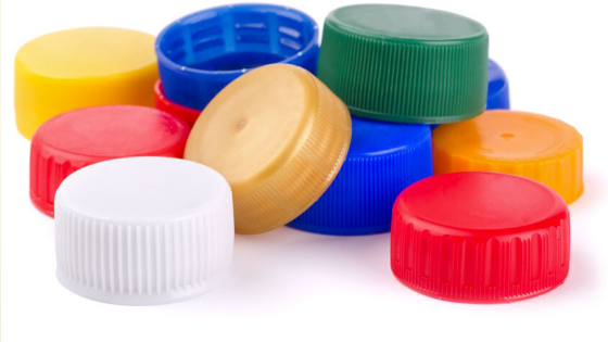 Plastic jars on sale and caps