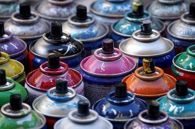 spray paint recycling