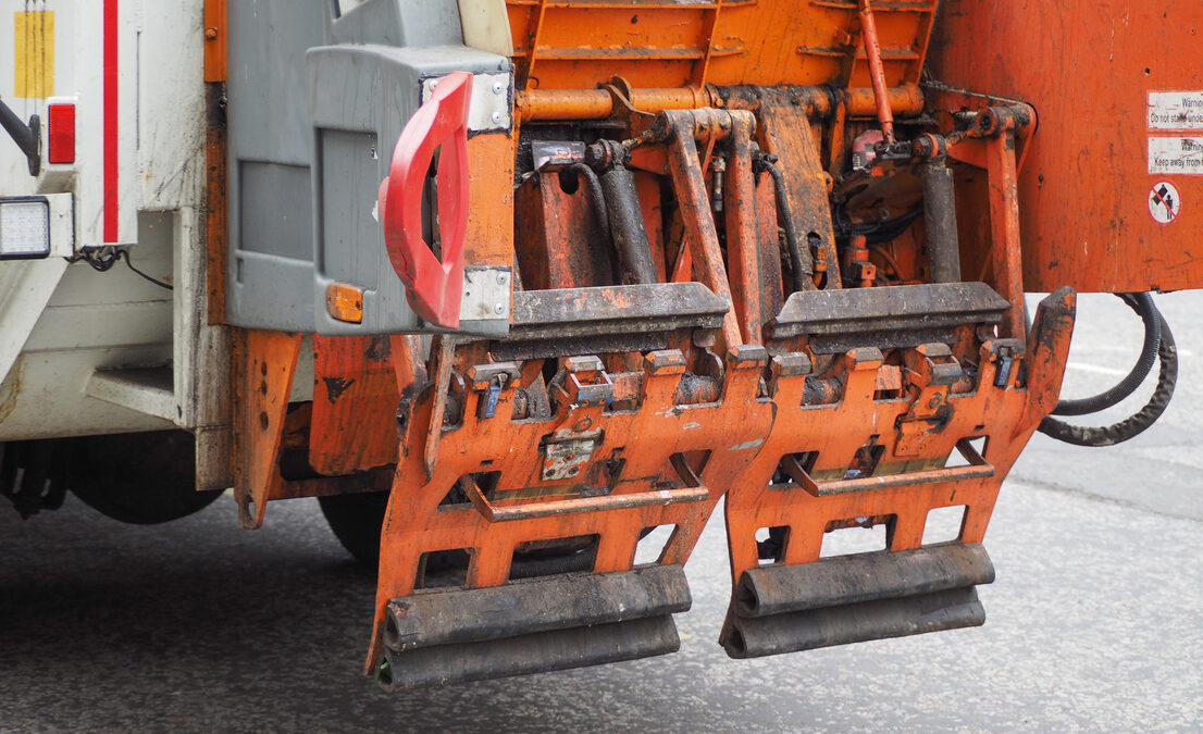 efficient waste management - rubbish truck