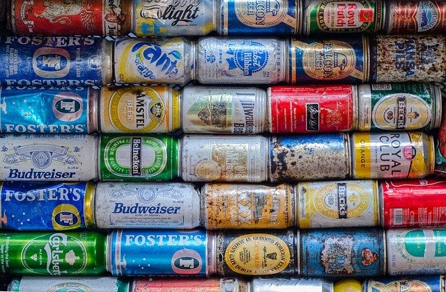 beer can and bottle recycling