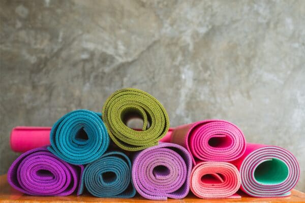 set of yoga mats