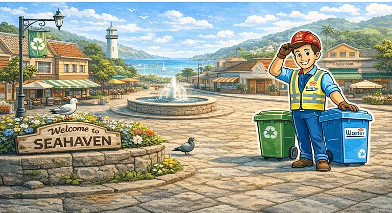 garbage truck driver Wally