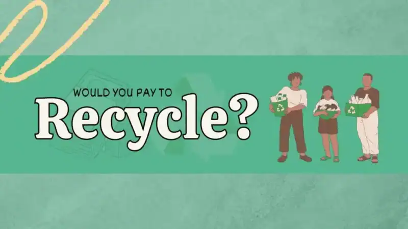 would you pay to recycle