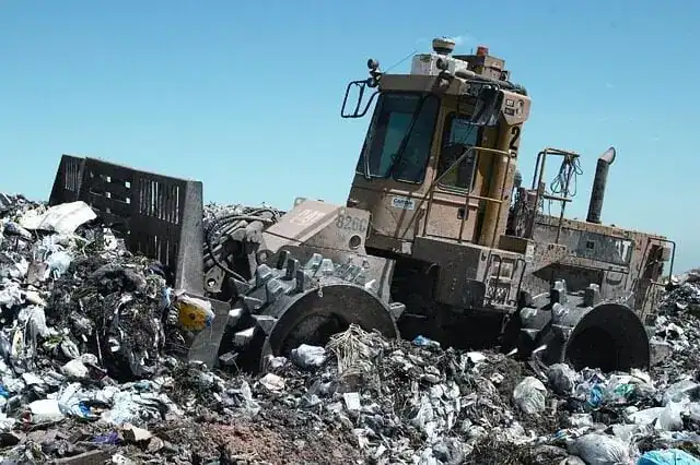 tip near me - waste being processed