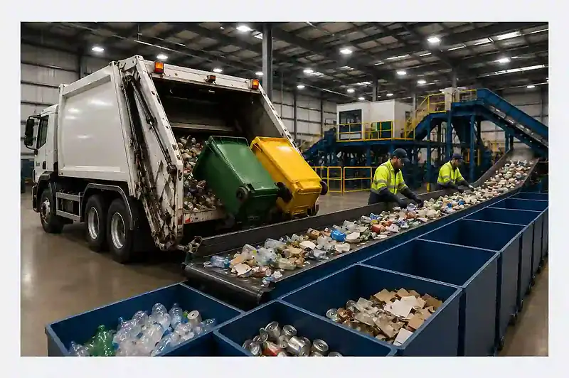 commercial recycling process featured image